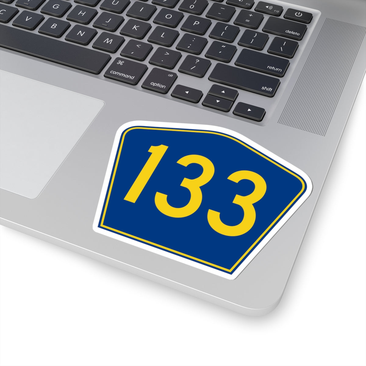 PR secondary 133 (Puerto Rico) (Road Sign) STICKER Vinyl Kiss-Cut Decal