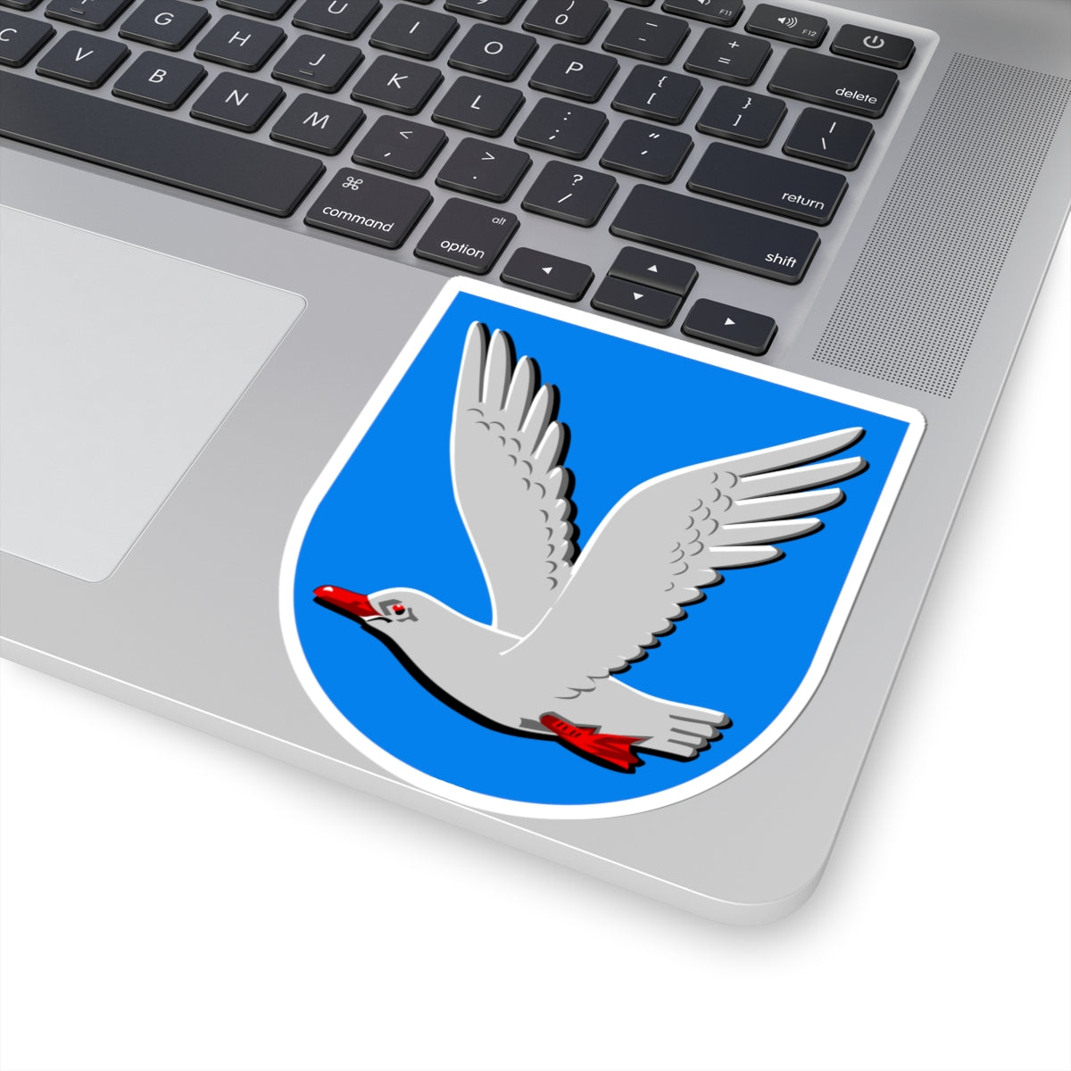 Ahlainen.vaakuna (Finland) (Coat of Arms) STICKER Vinyl Kiss-Cut Decal