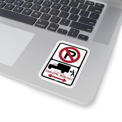 PBOT Road sign P2020D (Oregon) (Road Sign) STICKER Vinyl Kiss-Cut Decal