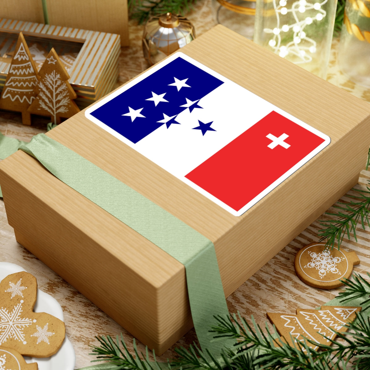 Former Romand Movement Flag (Switzerland) STICKER Vinyl Kiss-Cut Decal