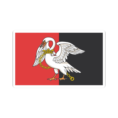 Flag of Buckinghamshire (England) STICKER Vinyl Kiss-Cut Decal