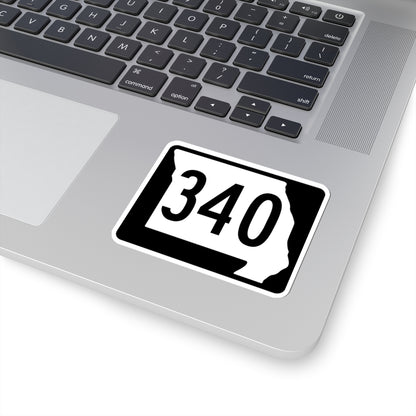 MO-340 (Missouri) (Road Sign) STICKER Vinyl Kiss-Cut Decal