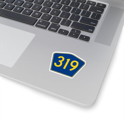 PR secondary 319 (Puerto Rico) (Road Sign) STICKER Vinyl Kiss-Cut Decal