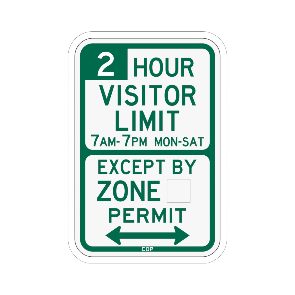 PBOT Road sign P4452D (Oregon) (Road Sign) STICKER Vinyl Kiss-Cut Decal