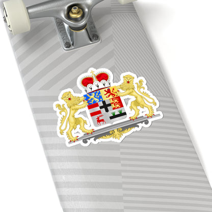Achievement of Nassau Dietz Princes (Netherlands) (Coat of Arms) STICKER Vinyl Kiss-Cut Decal