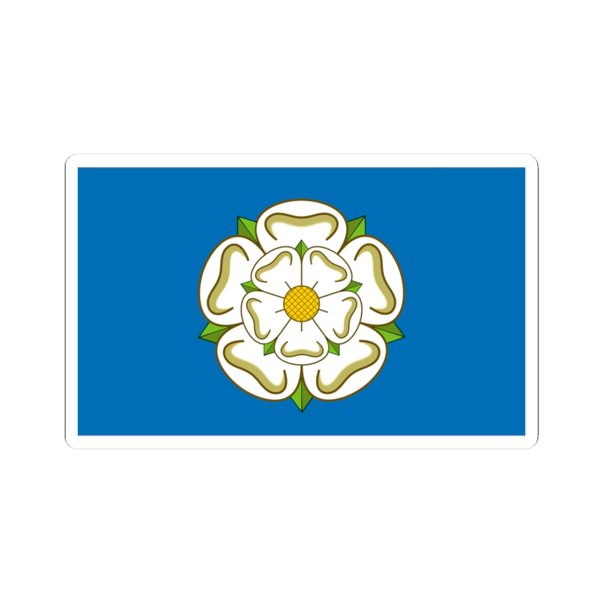 Flag of Yorkshire (England) STICKER Vinyl Kiss-Cut Decal