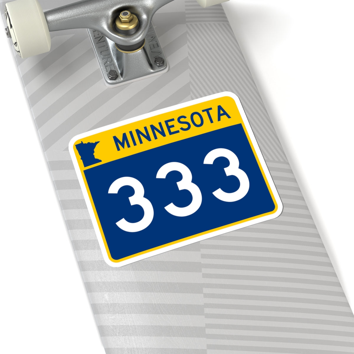 MN-333 wide (Minnesota) (Road Sign) STICKER Vinyl Kiss-Cut Decal