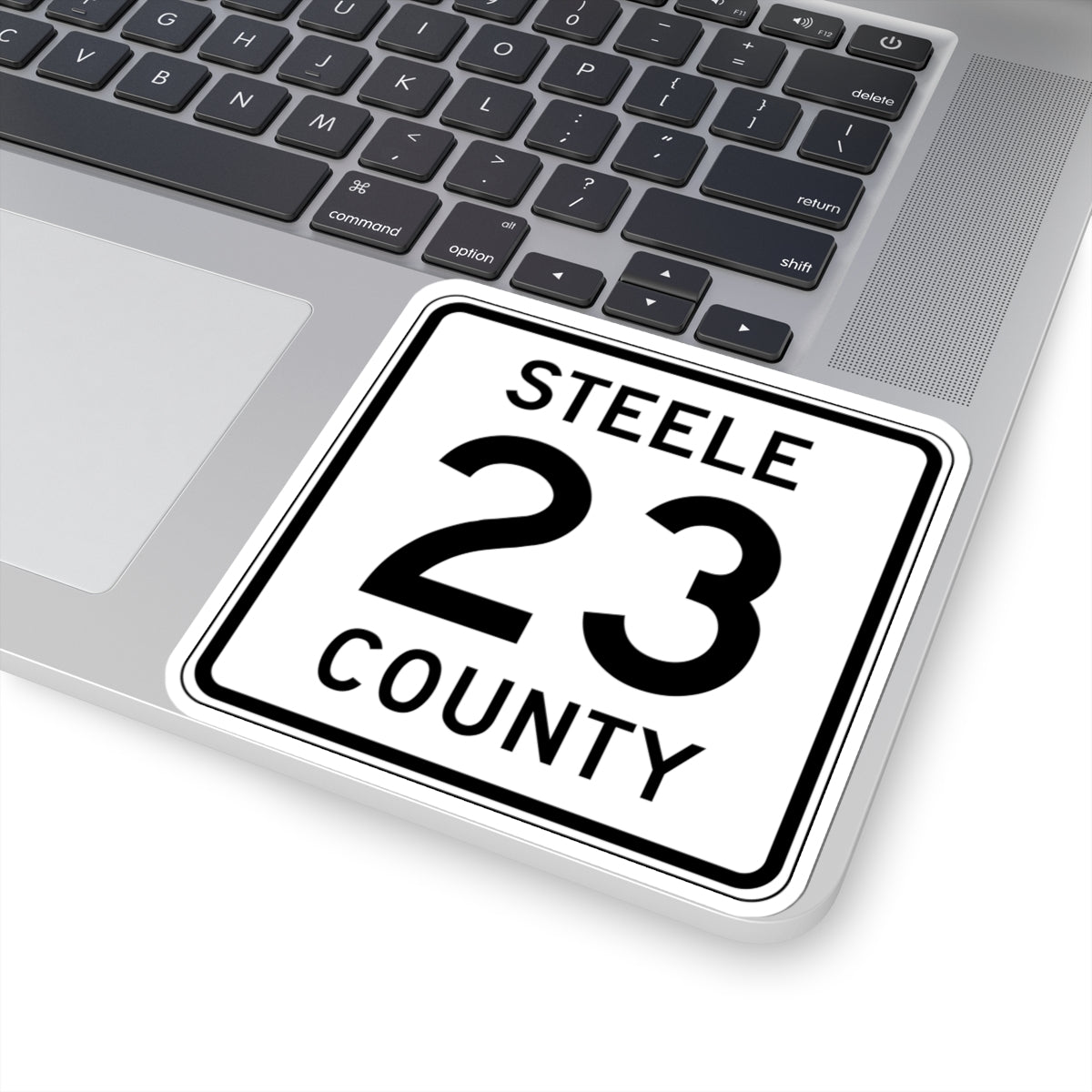 Steele County Route 23 MN (Minnesota) (Road Sign) STICKER Vinyl Kiss-Cut Decal