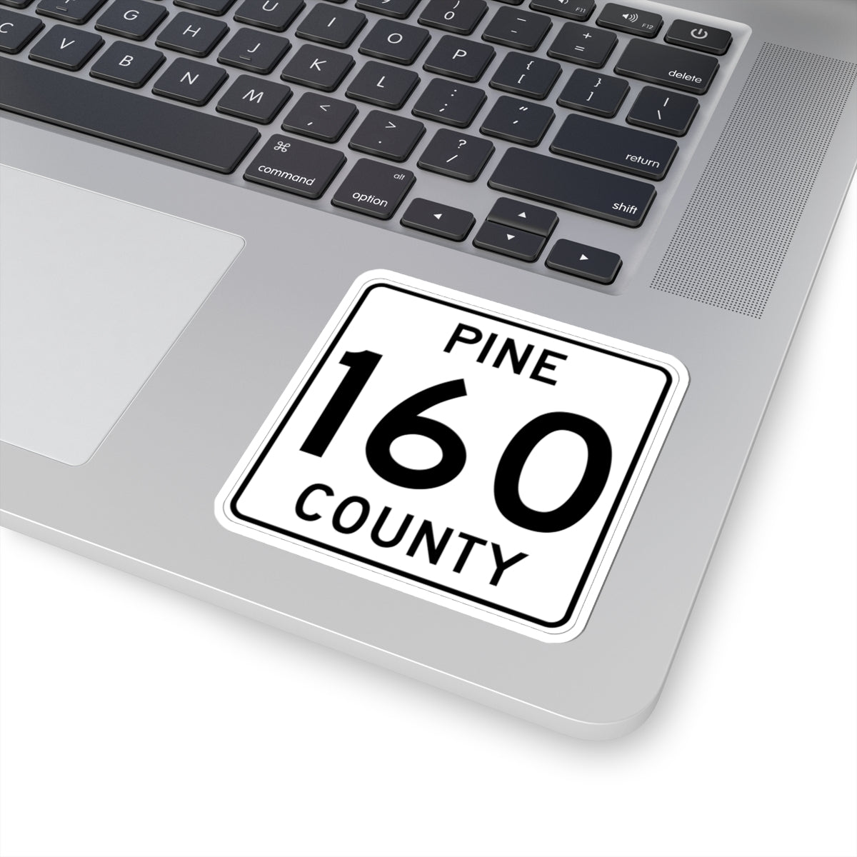 Pine County Route 160 MN (Minnesota) (Road Sign) STICKER Vinyl Kiss-Cut Decal