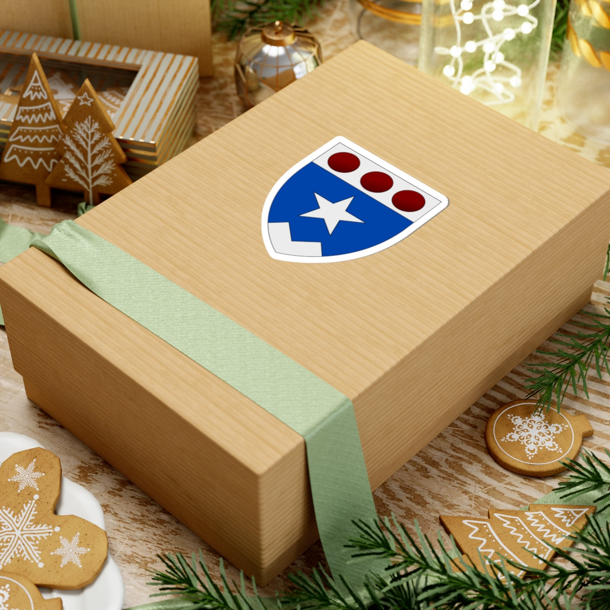 Arktisk Kommandos (Denmark) (Coat of Arms) STICKER Vinyl Kiss-Cut Decal