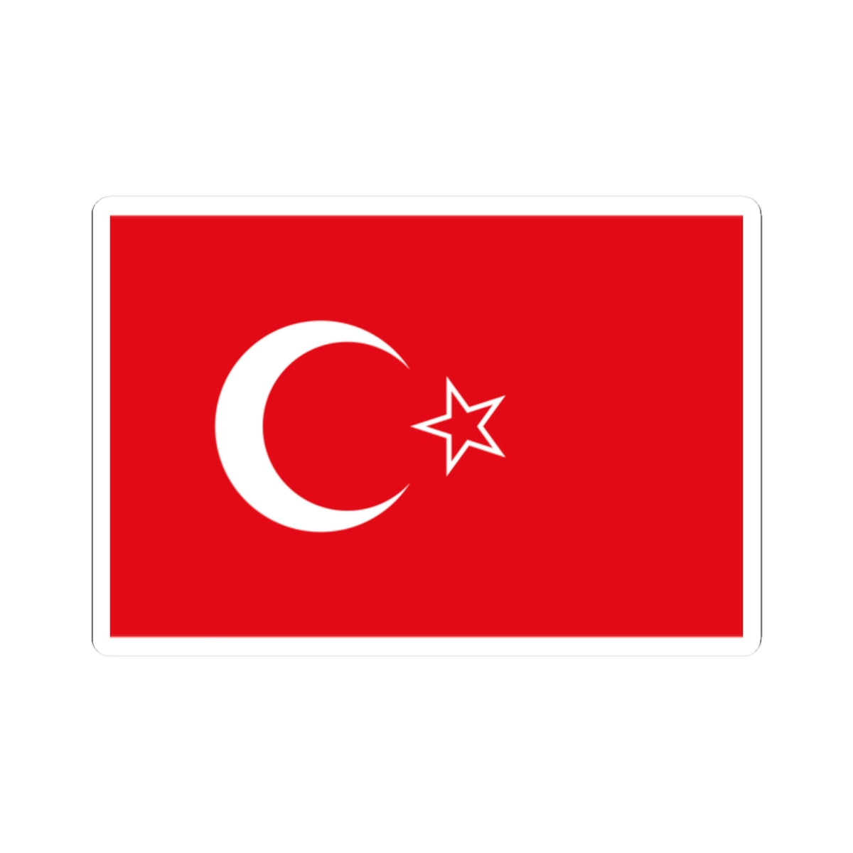 Flag of Hatay (Syria) STICKER Vinyl Kiss-Cut Decal