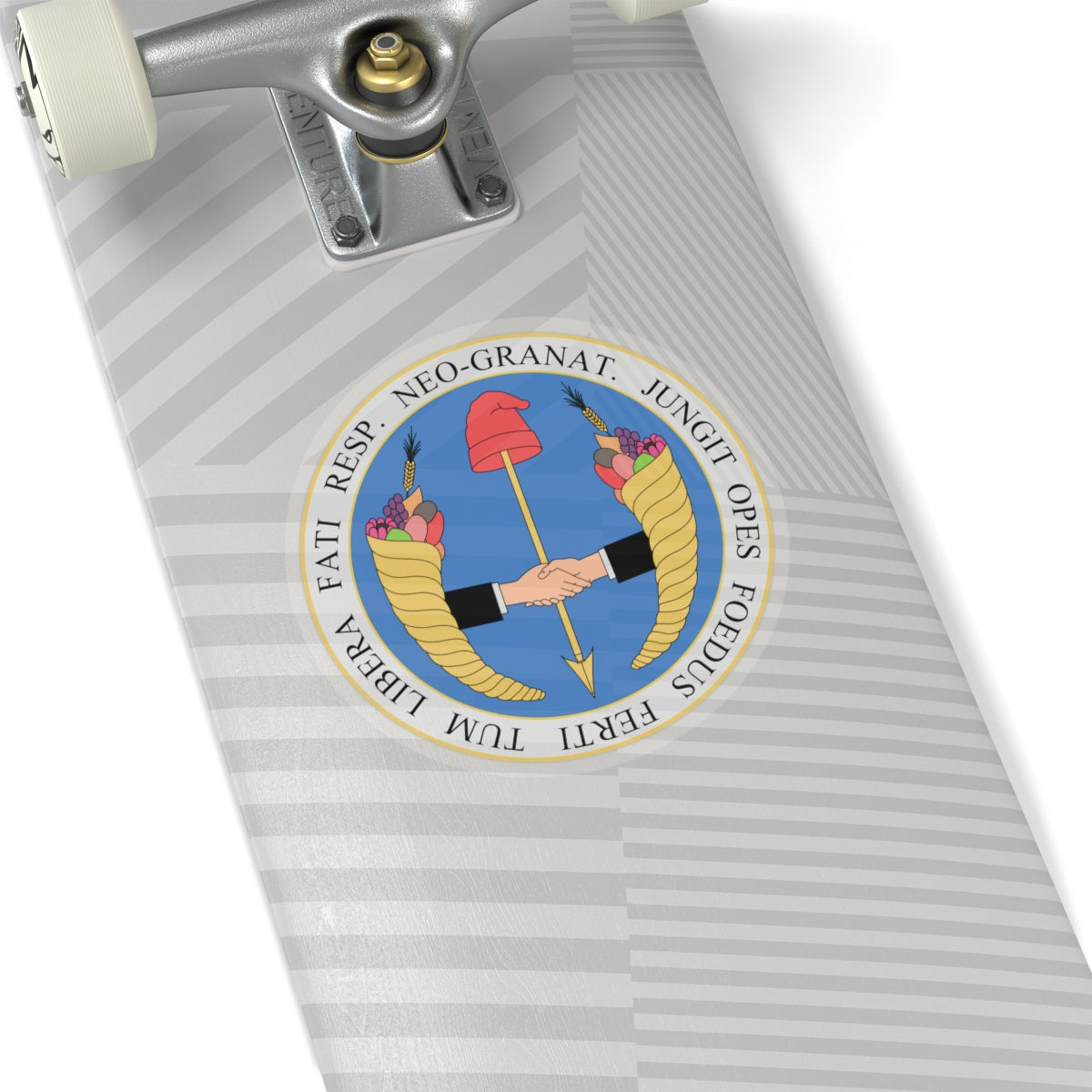 Coat of arms of United Provinces of New Granada - STICKER Vinyl Kiss-Cut Decal