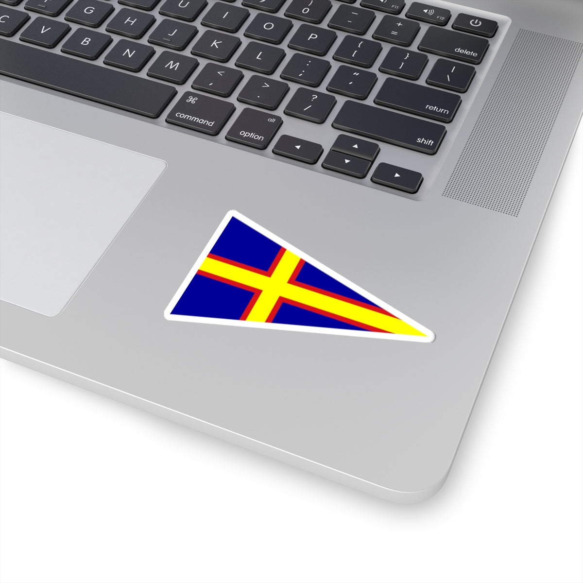 Burgee of club nautico di roma (Italy) STICKER Vinyl Kiss-Cut Decal