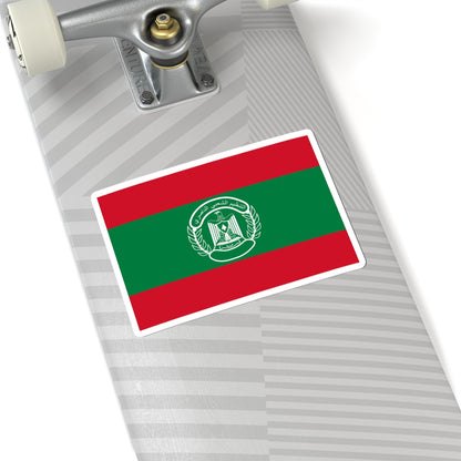Flag of the Popular Nasserist Organization (Lebanon) STICKER Vinyl Kiss-Cut Decal