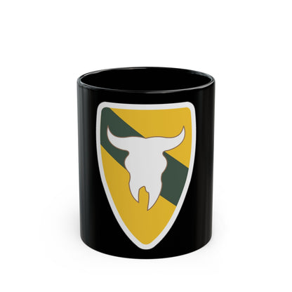 163rd Armored Brigade (U.S. Army) Black Coffee Mug-11oz-The Sticker Space