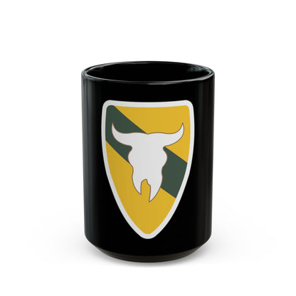 163rd Armored Brigade (U.S. Army) Black Coffee Mug-15oz-The Sticker Space