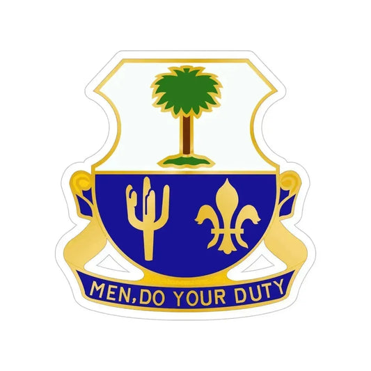 163rd Infantry Regiment (U.S. Army) Transparent STICKER Die-Cut Vinyl Decal 6 Inch - The Sticker Space