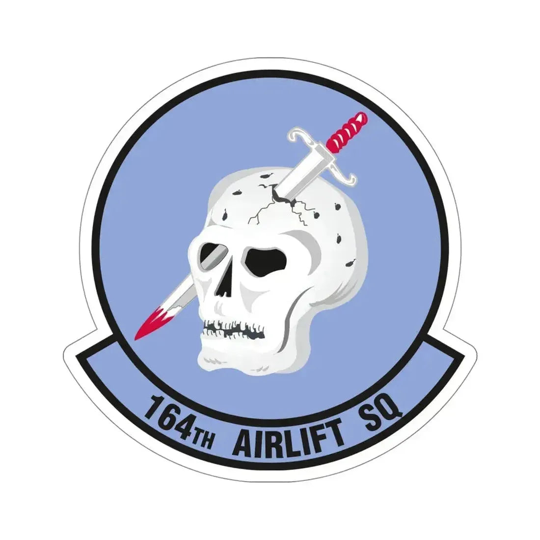 164 Airlift Squadron (U.S. Air Force) STICKER Vinyl Die-Cut Decal 5 Inch - The Sticker Space