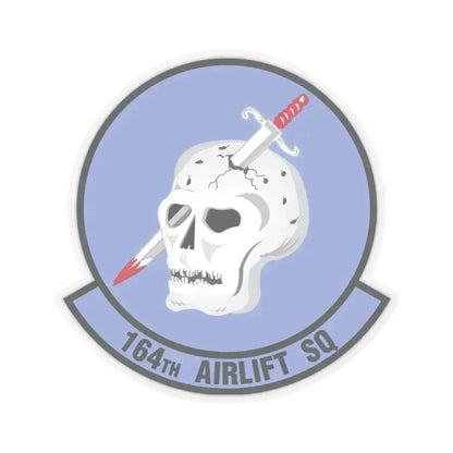 164 Airlift Squadron (U.S. Air Force) STICKER Vinyl Kiss-Cut Decal 2 Inch Transparent - The Sticker Space