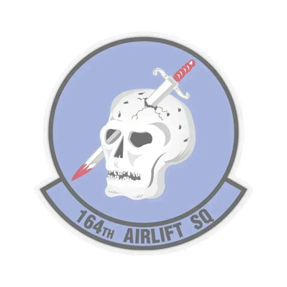 164 Airlift Squadron (U.S. Air Force) STICKER Vinyl Kiss-Cut Decal 4 Inch Transparent - The Sticker Space