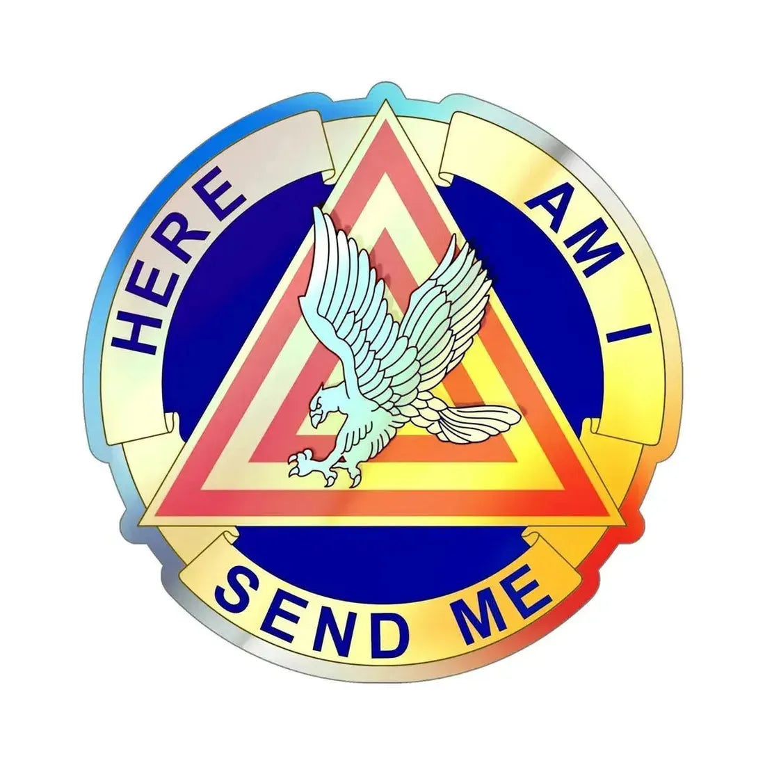 164 Aviation Group (U.S. Army) Holographic STICKER Die-Cut Vinyl Decal - The Sticker Space