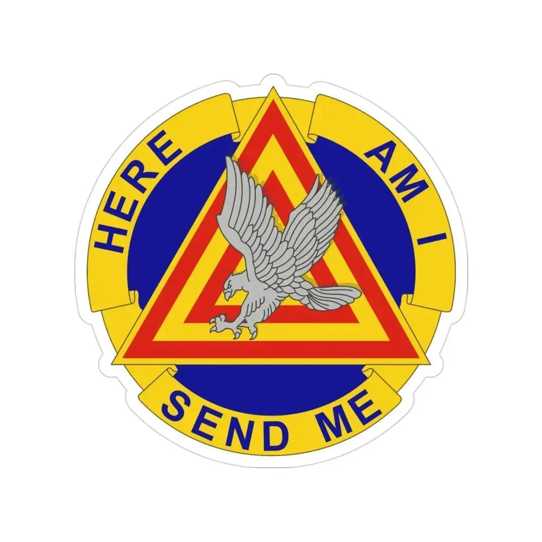 164 Aviation Group (U.S. Army) Transparent STICKER Die-Cut Vinyl Decal 3 Inch - The Sticker Space