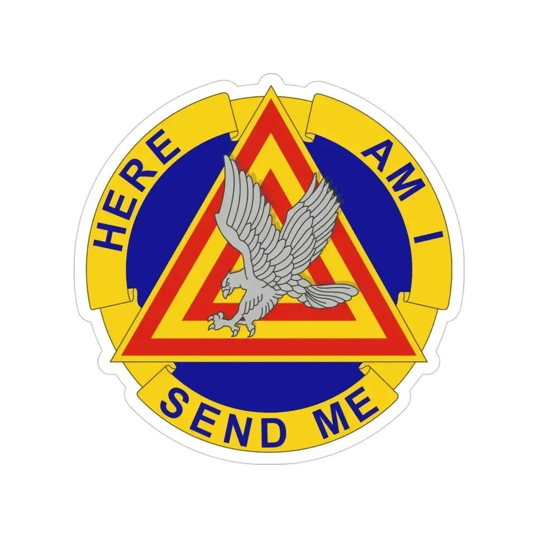 164 Aviation Group (U.S. Army) Transparent STICKER Die-Cut Vinyl Decal 4 Inch - The Sticker Space