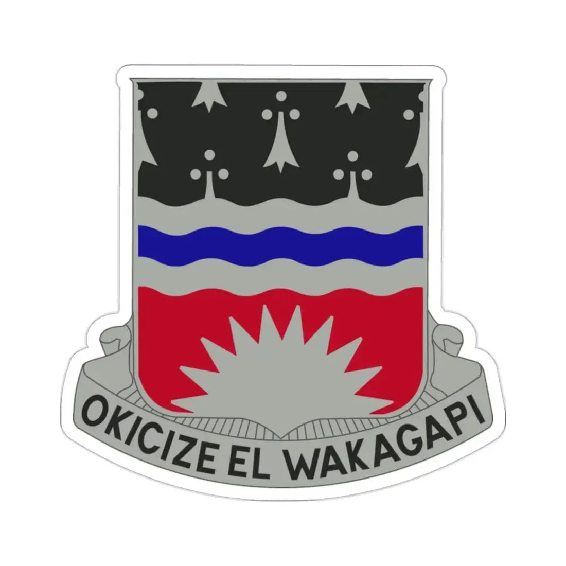 164 Engineer Battalion (U.S. Army) STICKER Vinyl Die-Cut Decal 2 Inch - The Sticker Space