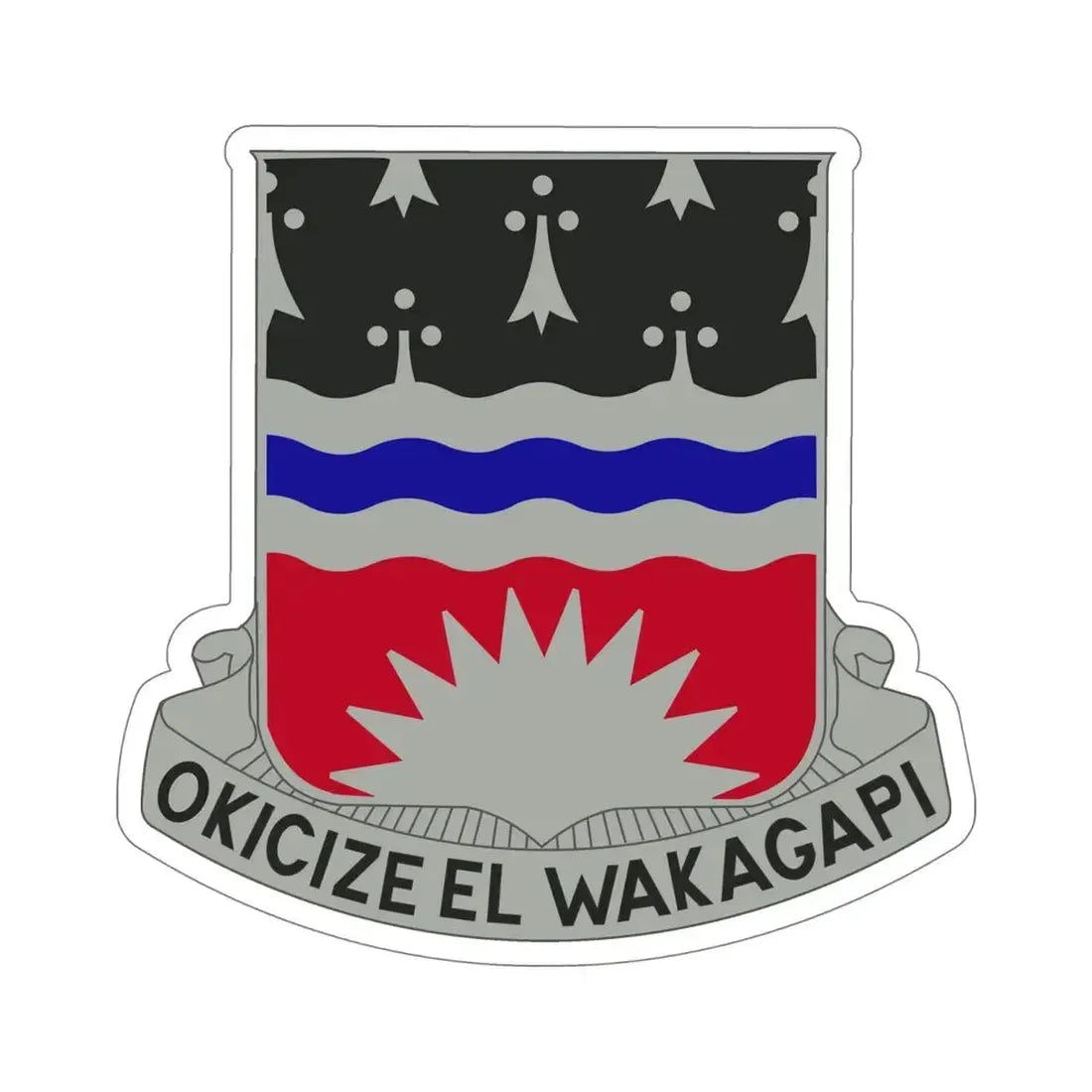 164 Engineer Battalion (U.S. Army) STICKER Vinyl Die-Cut Decal 6 Inch - The Sticker Space