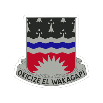 164 Engineer Battalion (U.S. Army) Transparent STICKER Die-Cut Vinyl Decal 5 Inch - The Sticker Space