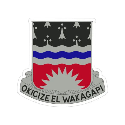 164 Engineer Battalion (U.S. Army) Transparent STICKER Die-Cut Vinyl Decal 6 Inch - The Sticker Space