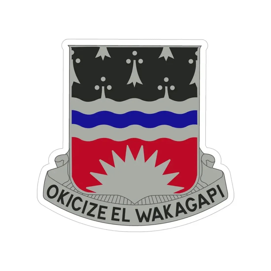 164 Engineer Battalion (U.S. Army) Transparent STICKER Die-Cut Vinyl Decal - The Sticker Space