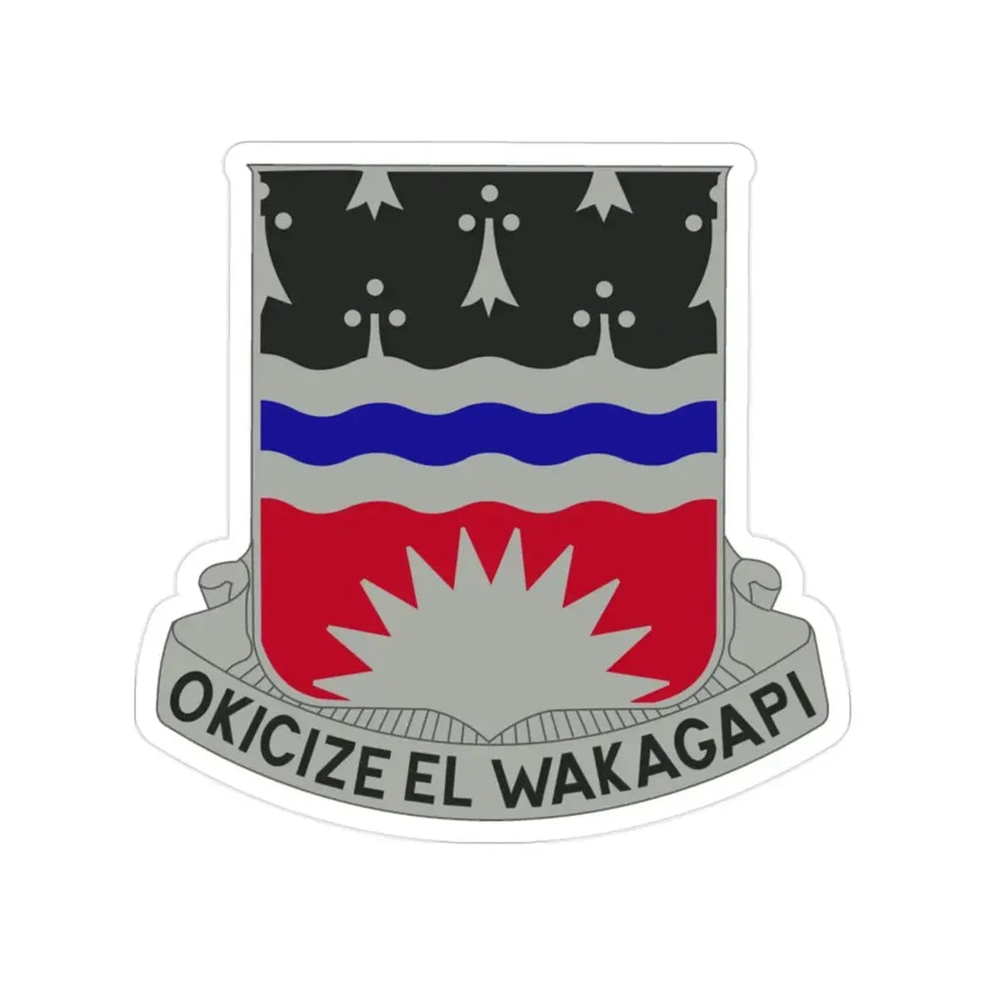 164 Engineer Battalion (U.S. Army) Transparent STICKER Die-Cut Vinyl Decal - The Sticker Space