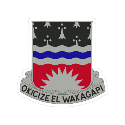 164 Engineer Battalion (U.S. Army) Transparent STICKER Die-Cut Vinyl Decal - The Sticker Space