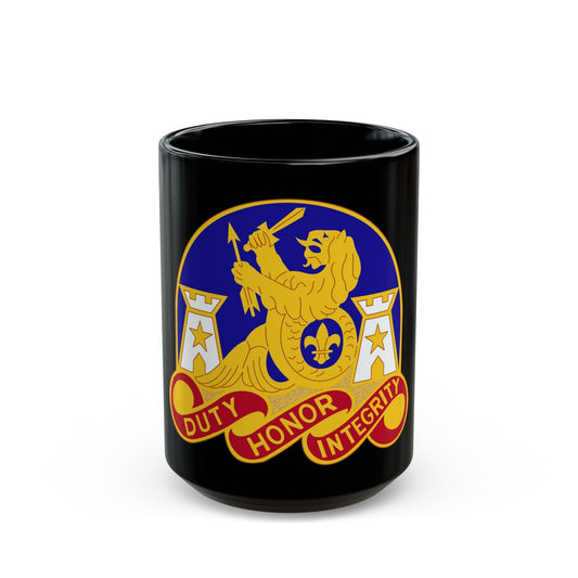 164 Engineer Group (U.S. Army) Black Coffee Mug-15oz-The Sticker Space