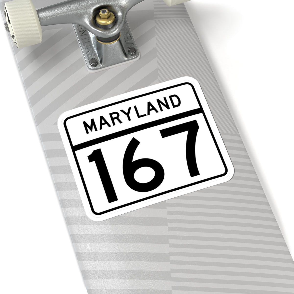 MD Route 167 (Maryland) (Road Sign) STICKER Vinyl Kiss-Cut Decal