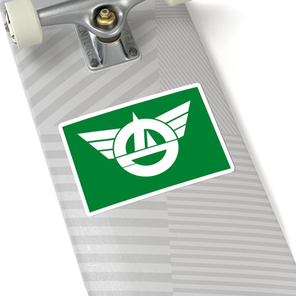 Flag of Minamiminowa Nagano (Japan) STICKER Vinyl Kiss-Cut Decal