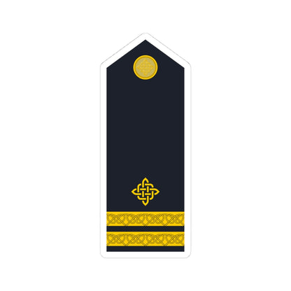 Naramenica ljetne odore poručnika fregate HRM (Croatia) (Military Rank) STICKER Vinyl Kiss-Cut Decal
