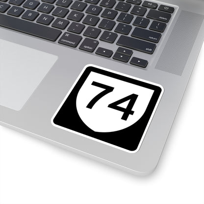 PR urban primary 74 (Puerto Rico) (Road Sign) STICKER Vinyl Kiss-Cut Decal