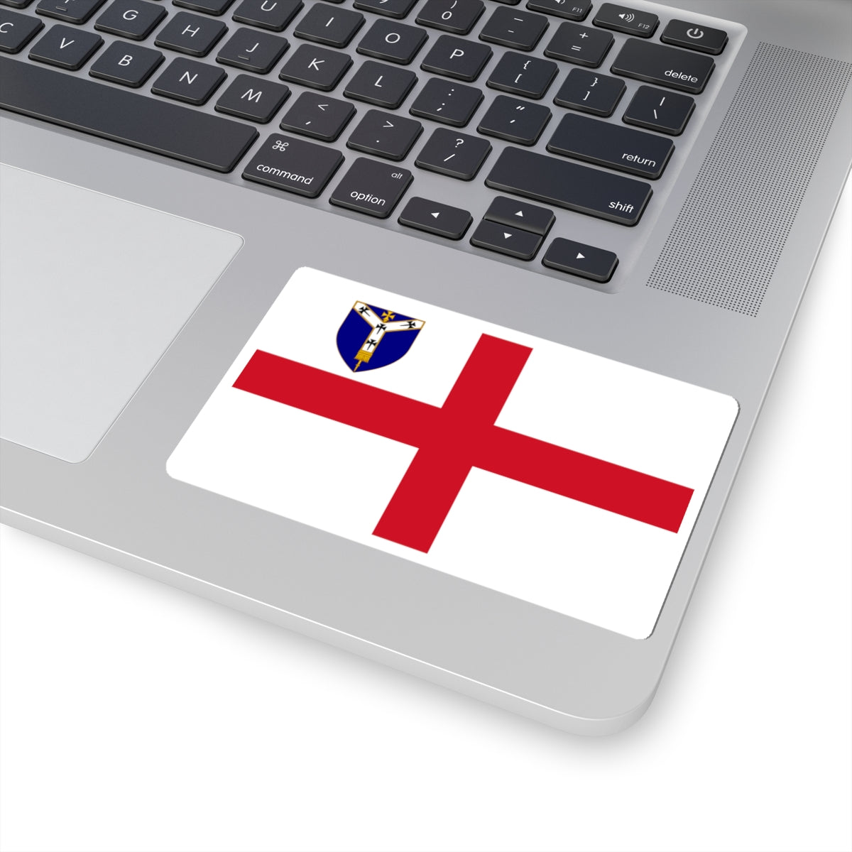 Flag of the Anglican Diocese of Canterbury (England) STICKER Vinyl Kiss-Cut Decal