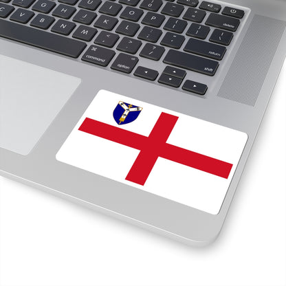 Flag of the Anglican Diocese of Canterbury (England) STICKER Vinyl Kiss-Cut Decal