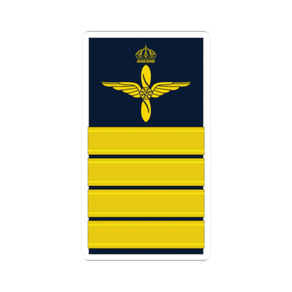 OF 5 Överste FV hylsa (Sweden) (Military Rank) STICKER Vinyl Kiss-Cut Decal
