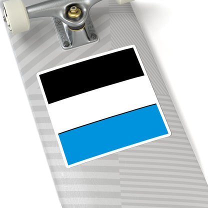 CHE Unterkulm Flag (Switzerland) STICKER Vinyl Kiss-Cut Decal