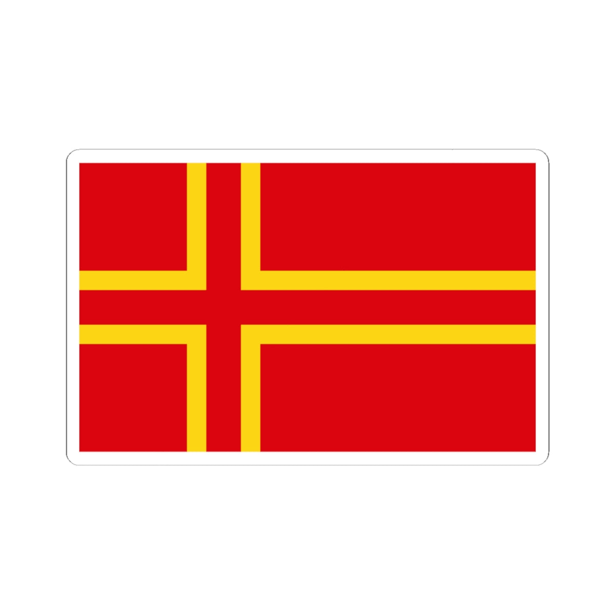Flag of Normandy (France) STICKER Vinyl Kiss-Cut Decal