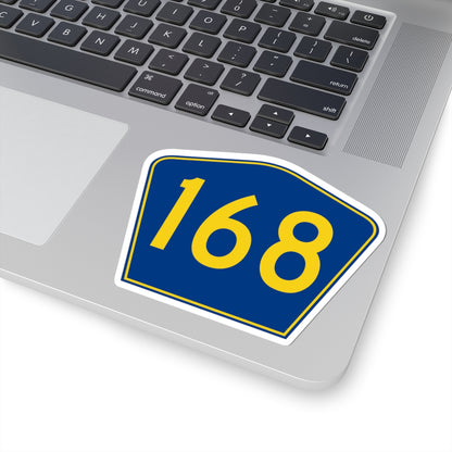 PR secondary 168 (Puerto Rico) (Road Sign) STICKER Vinyl Kiss-Cut Decal