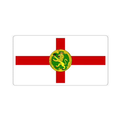 Flag of Alderney (United Kingdom) STICKER Vinyl Kiss-Cut Decal