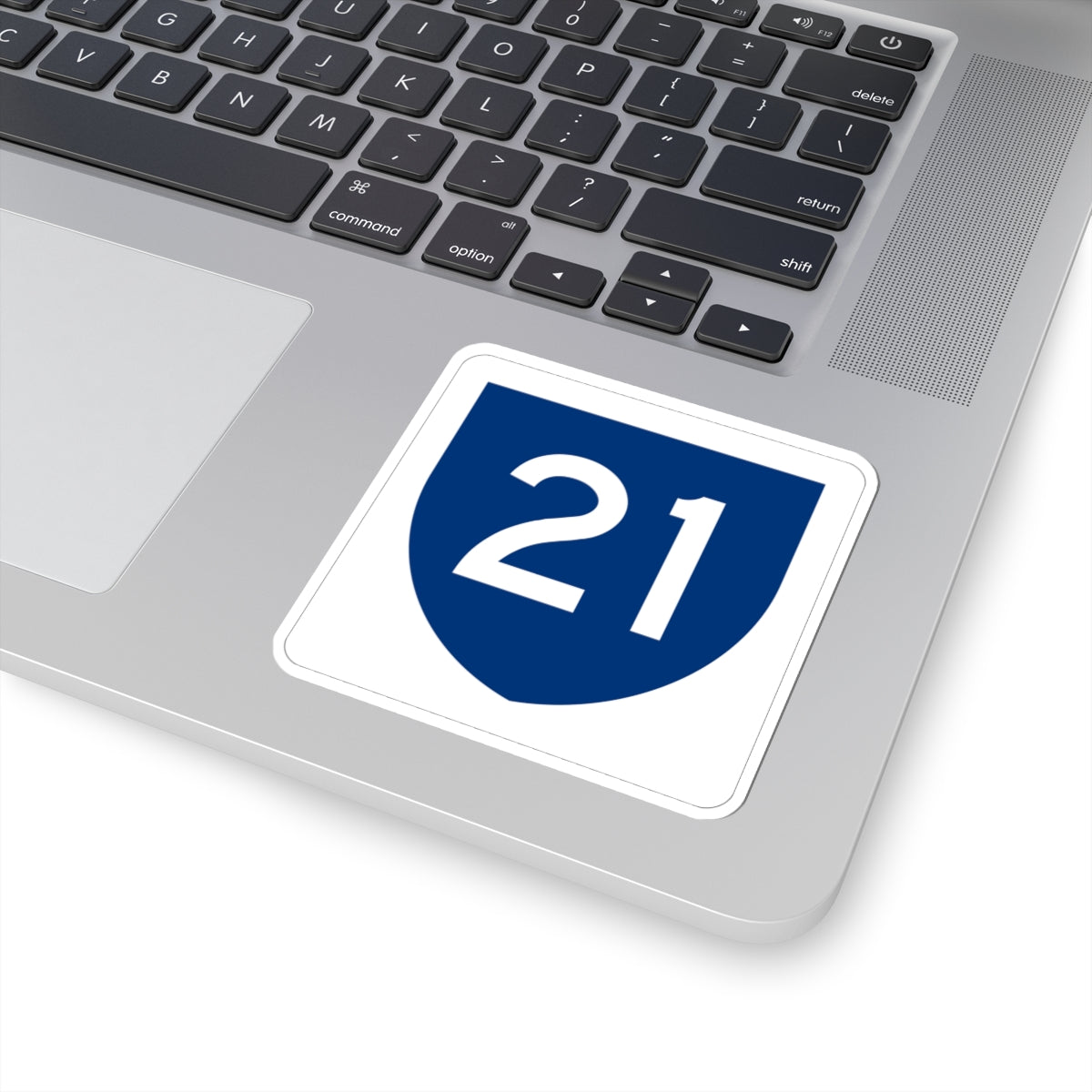 PR primary 21 (Puerto Rico) (Road Sign) STICKER Vinyl Kiss-Cut Decal