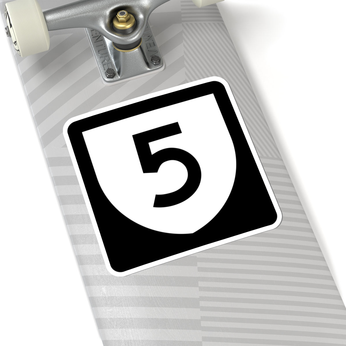 PR urban primary 5 (Puerto Rico) (Road Sign) STICKER Vinyl Kiss-Cut Decal