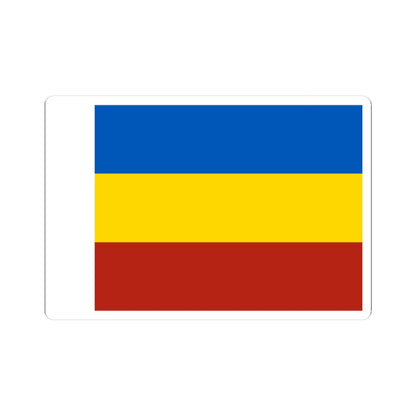 Flag of Rostov Oblast (Russia) STICKER Vinyl Kiss-Cut Decal
