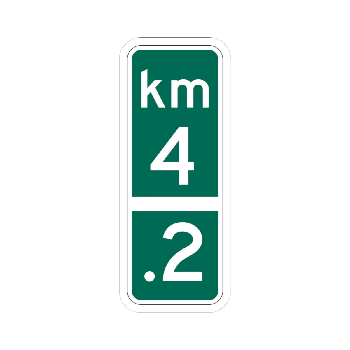 MUTCD-PR D10-1a (Puerto Rico) (Road Sign) STICKER Vinyl Kiss-Cut Decal